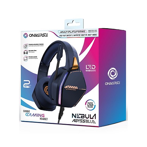 Oniverse Gaming Headset Nebula Abysse Blue