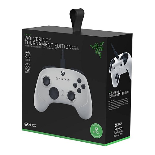 Razer Wolverine V3 Tournament Edition Wired Controller White