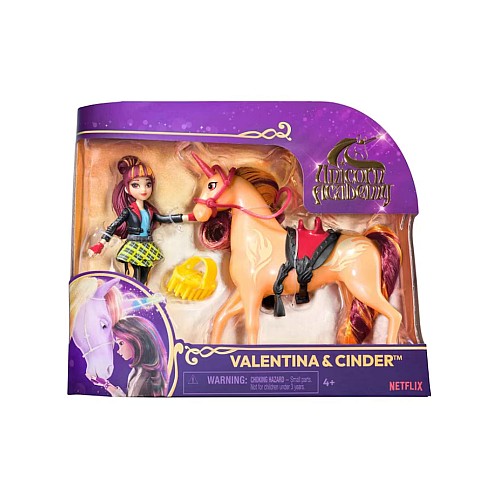 Unicorn Academy Doll & Unicorn V2 Valentina & Cinder (6072677)