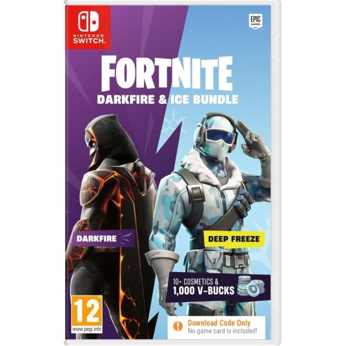 Fortnite Darkfire & Ice Bundle( Code In A Box)