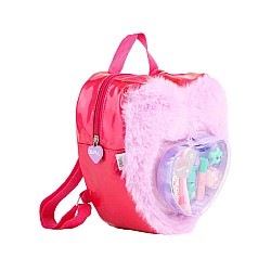 Create It! Makeup Set In Fluffy Backpack Love Purp (841009b)