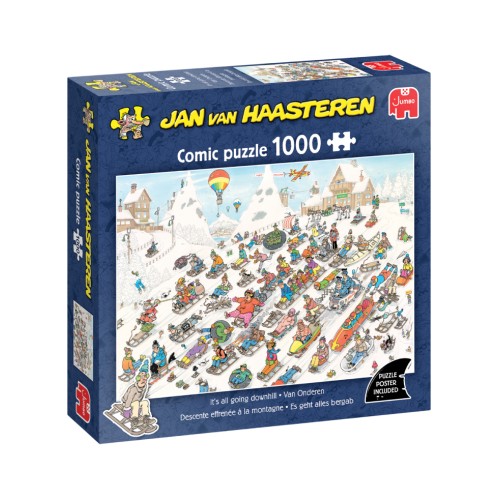 Jan Van Haasteren Puzzle Its All Going Downhill 1000pcs
