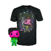 Pop! Marvel What If...? Infinity Killmonger Blacklight & T Shirt M